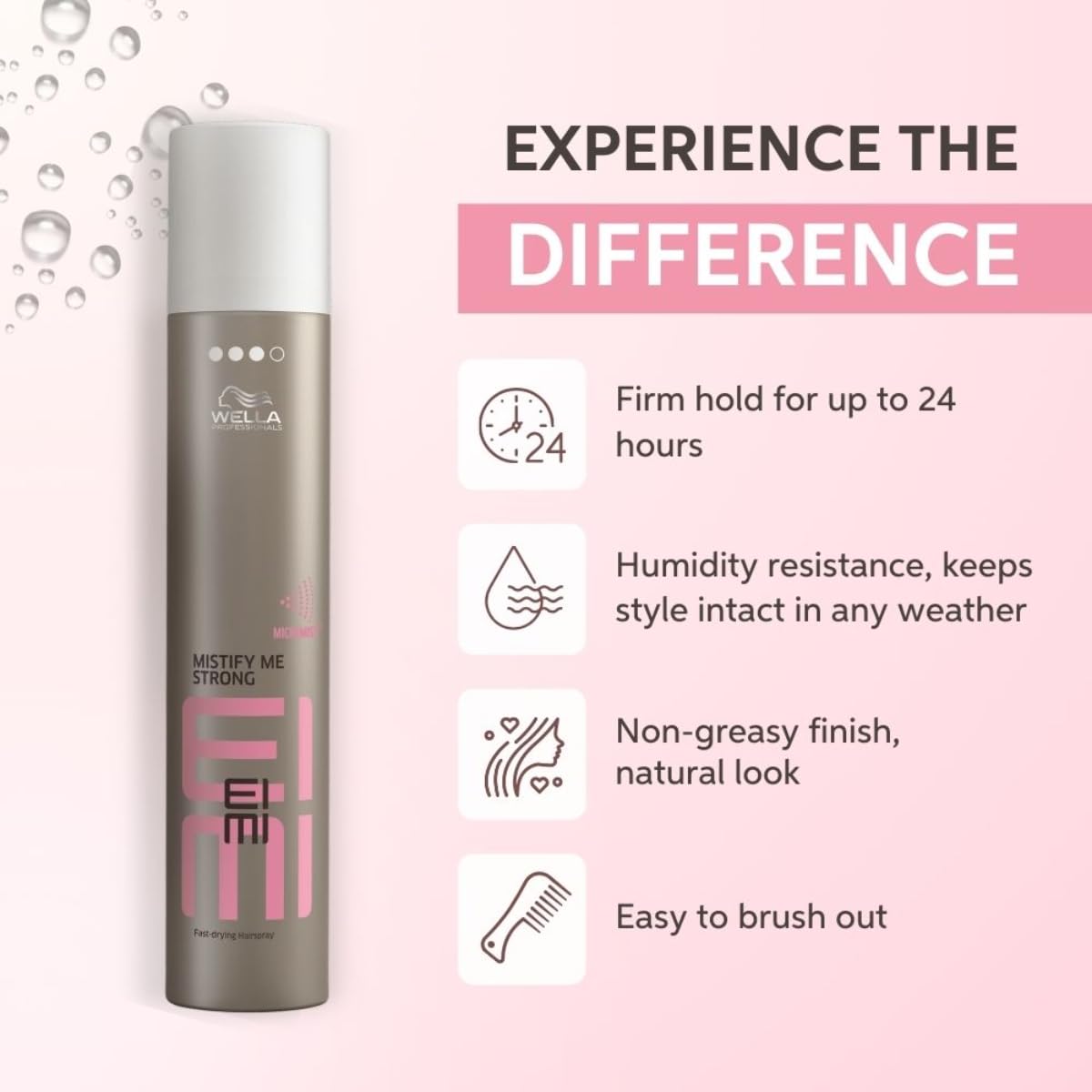 Wella Professionals Eimi Mistify Me Strong Hairspray, 300ml
