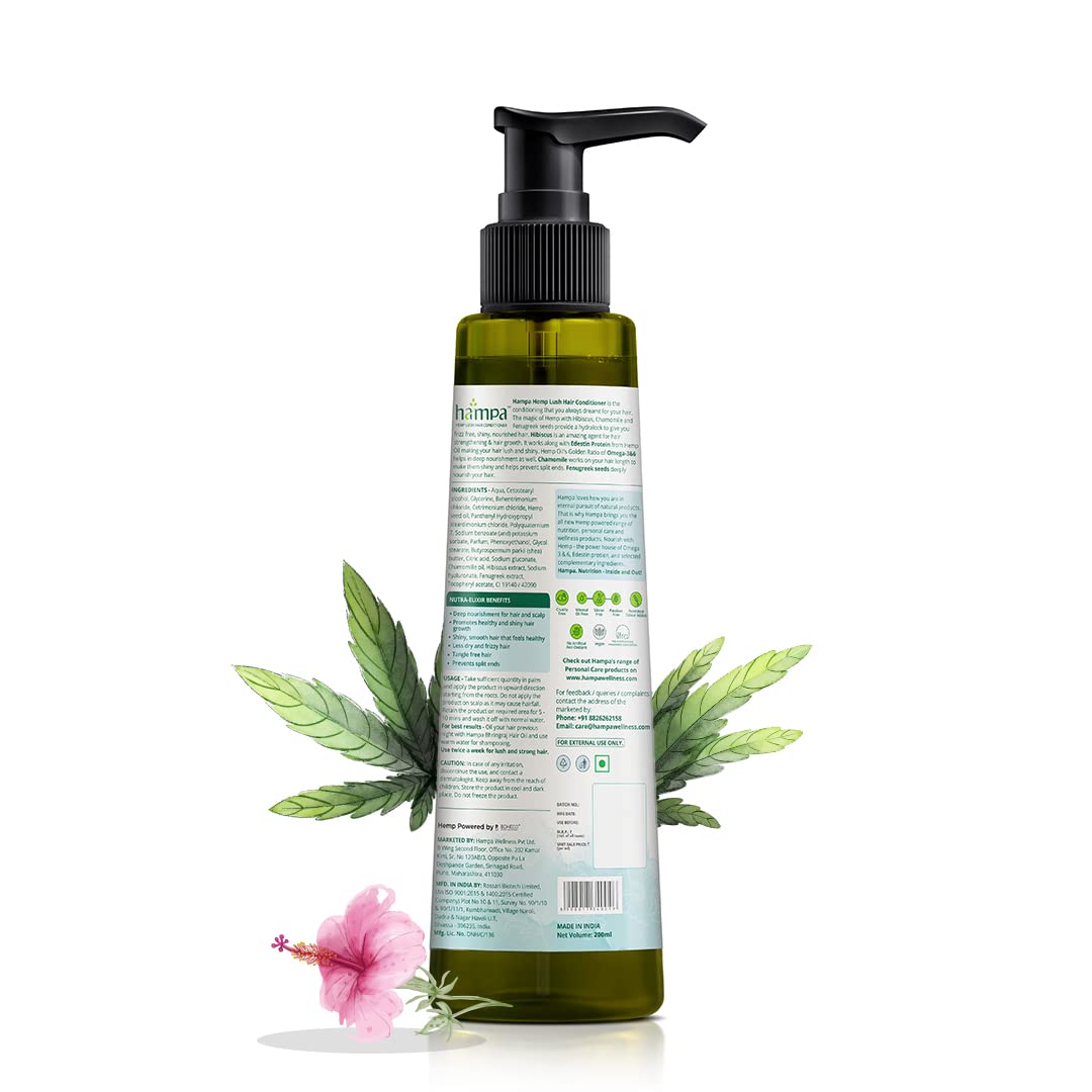 Hampa Hemp Lush Hair Conditioner - 200 ml