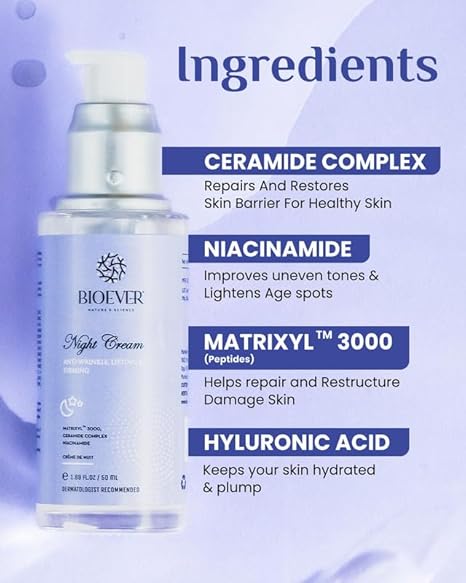 Bioever Night Cream Brightening - 50 ml