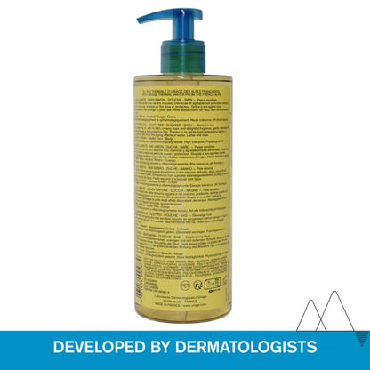 Uriage Cleansing Oil with 25% Glycerin Dermat Recommended Gently Cleanses & Moisturizes Face & Body