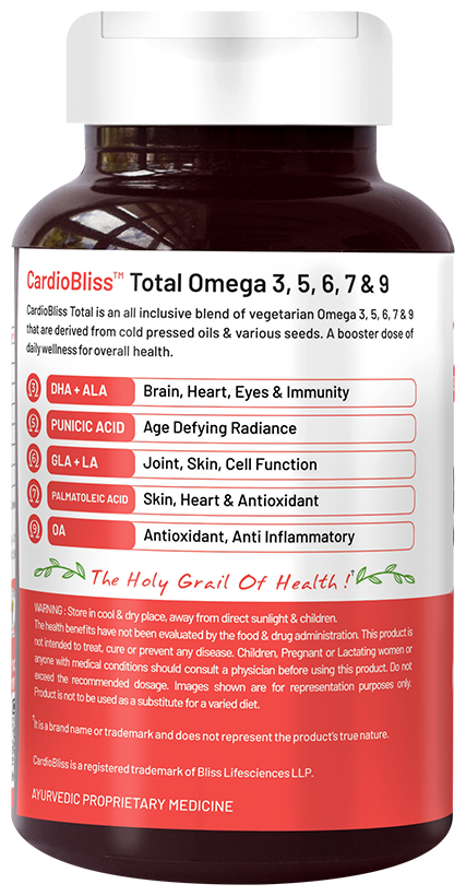 Bliss Welness Heart, Brain & Skin Health Penta Omega Veg Softgel