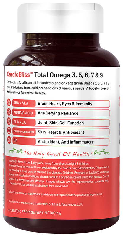 Bliss Welness Heart, Brain & Skin Health Penta Omega Veg Softgel