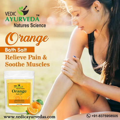 VedicAyurveda Orange Bath Salt