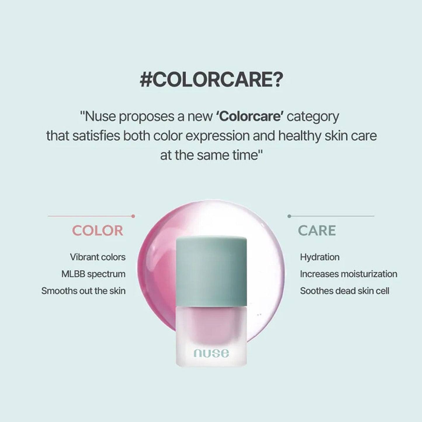 NUSE Mousse Care Cheek - Pink Topper