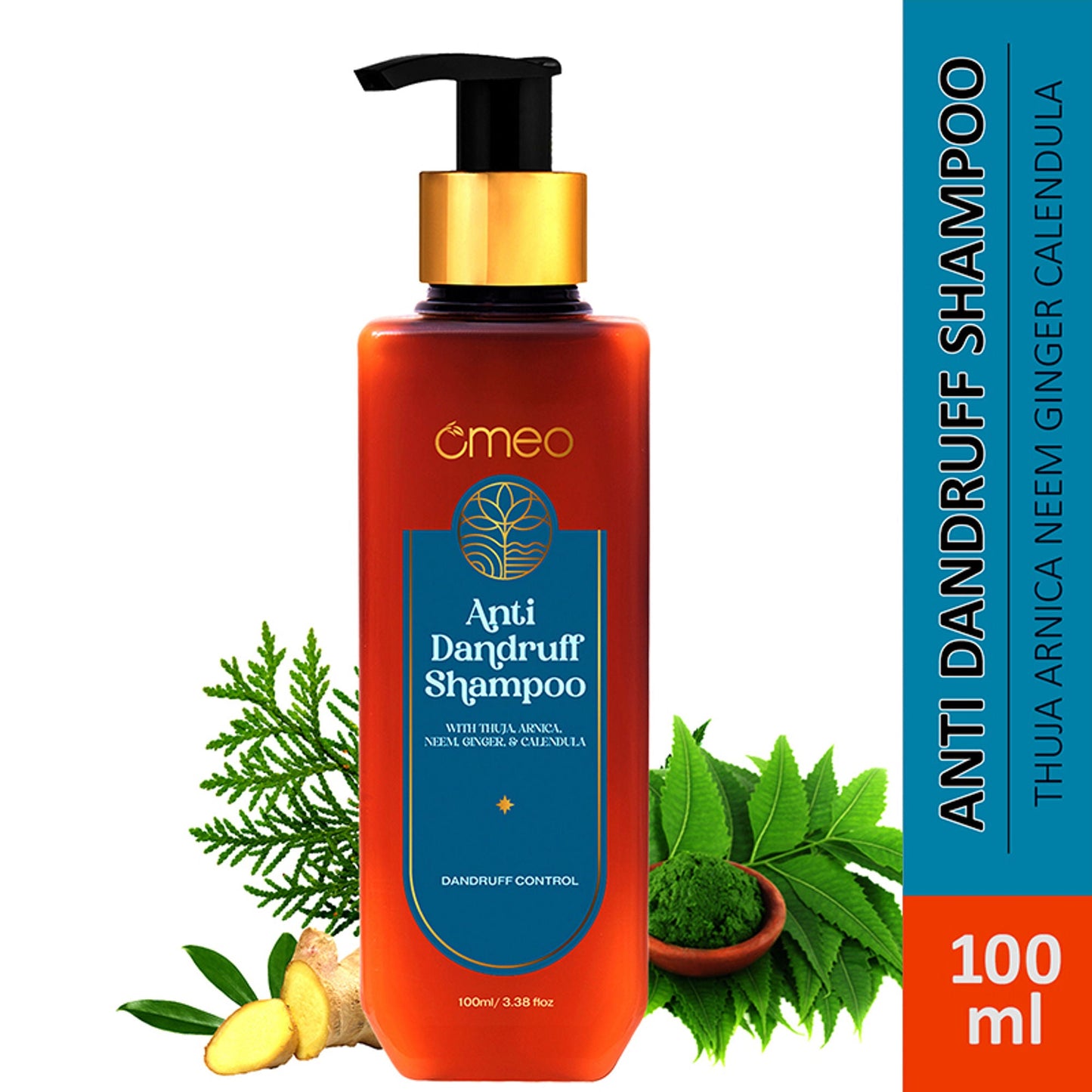 Omeo Anti Dandruff Shampoo With Green Natural Anti Dandruff Agent