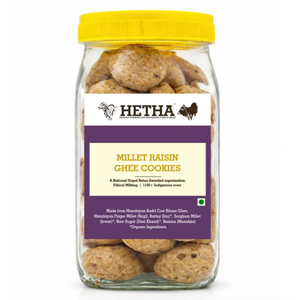 Hetha Millet Raisin (Munakka) Cookies with Ghee