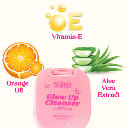 Whimsy Beauty Glow Up Face & Body Cleanser Vitamin E