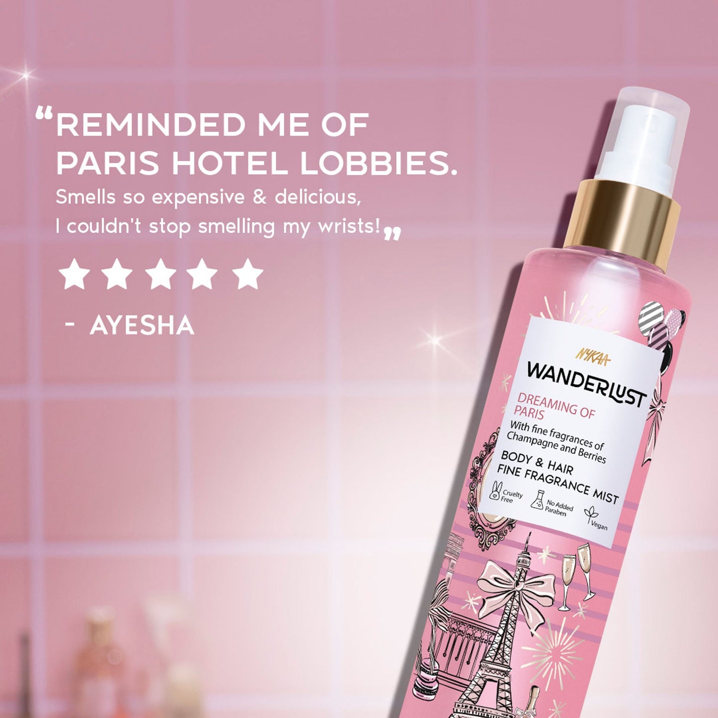 Wanderlust Fragrance Mist For Her - Dreaming-Of-Paris