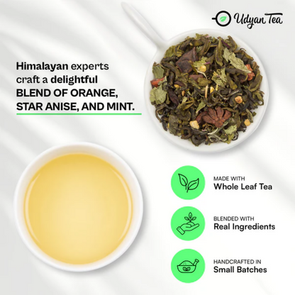 Udyan Tea Zesty Orange Green Tea