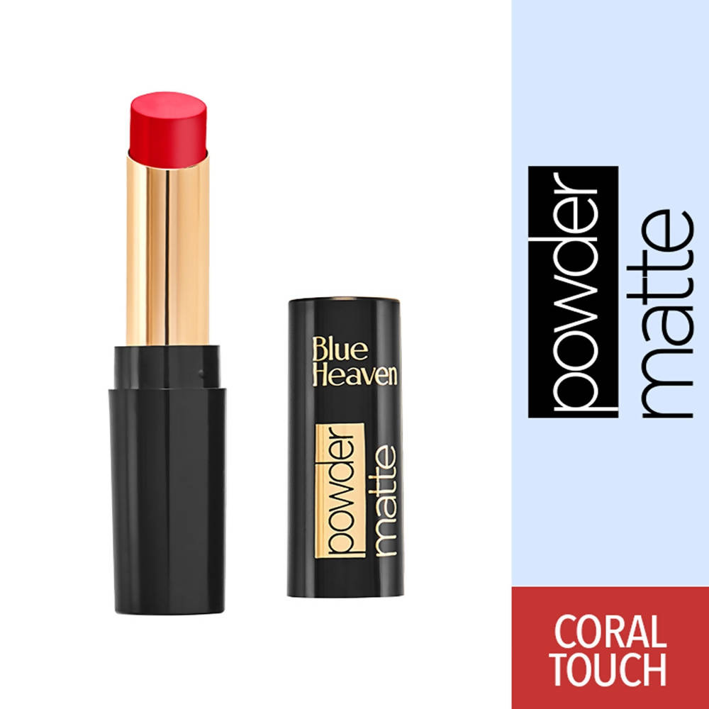 Blue Heaven Powder Matte Lipstick Coral Touch