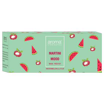 Aroma Treasures Martini Mood Mani-Pedi Kit With Watermelon And Litchi