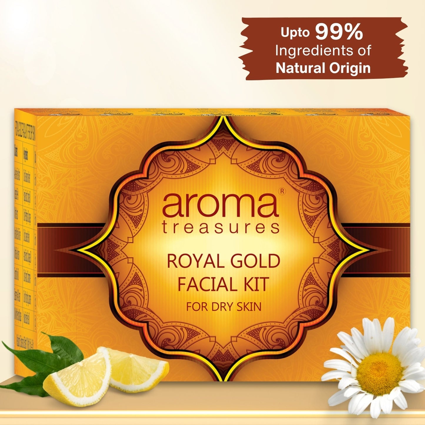 Aroma Treasure Royal Gold Facial Kit For Dry Skin - Single Time