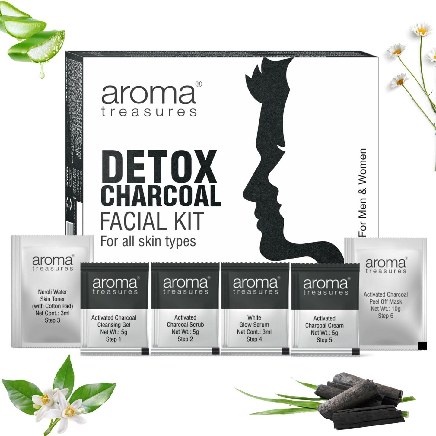 Aroma Treasures Detox Charcoal Facial Kit