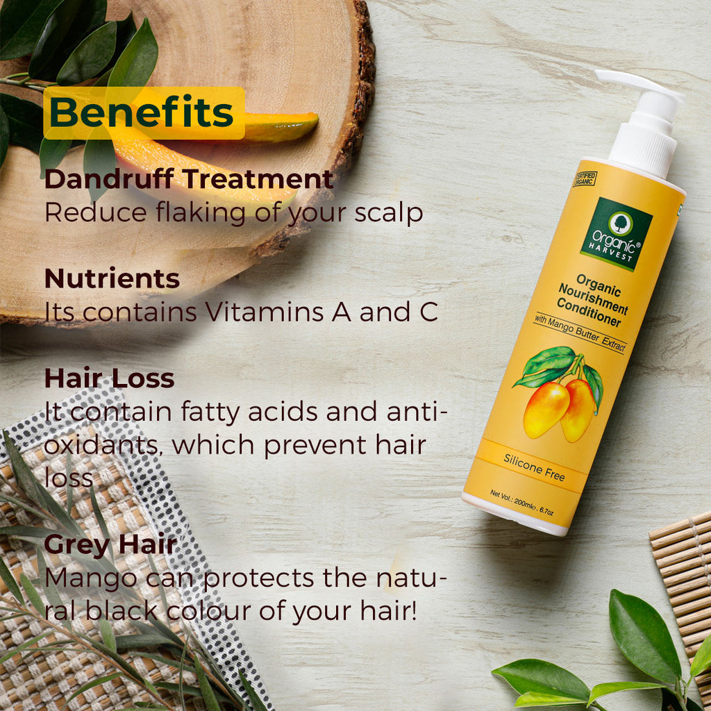 Organic Harvest Organic Nourishment Conditioner With Mango Butter Extract - 200 ml
