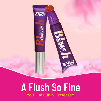 Swiss Beauty Craze Cloud Puff Blush - 1 Cloud Pink