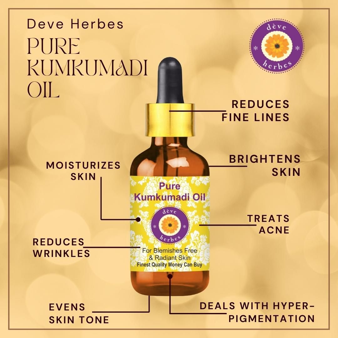 Deve Herbes Pure Kumkumadi Oil - 30 ml