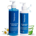 BeBodywise 1% Salicylic Acid Body Wash and 10% Niacinamide Body Lotion -Combo