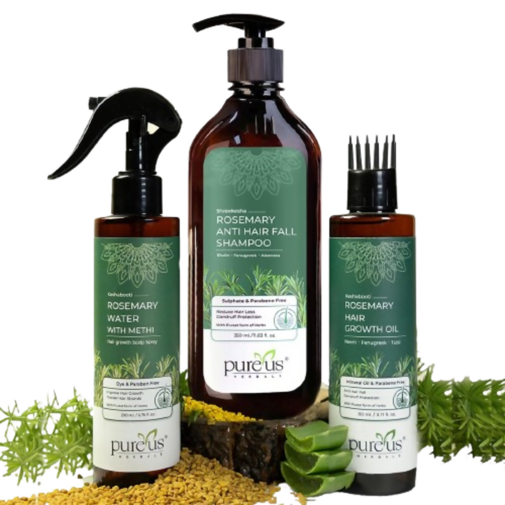 Pureus Herbals Anti Hair Fall Combo Kit