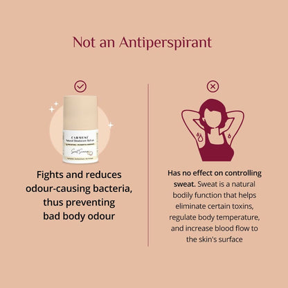 Carmesi Natural Underarm Roll On Deodorant for Women - Sweet Summer