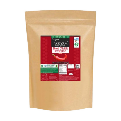 Tassyam Organics Certified 100% Organic Red Chilli Powder