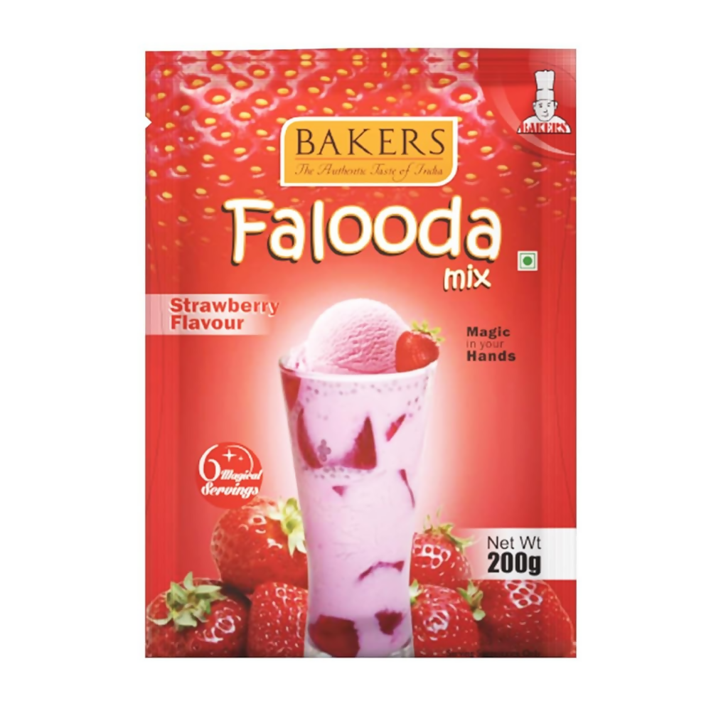 BAKERS Falooda Mix Powder - Chocolate, Butterscotch and Strawberry