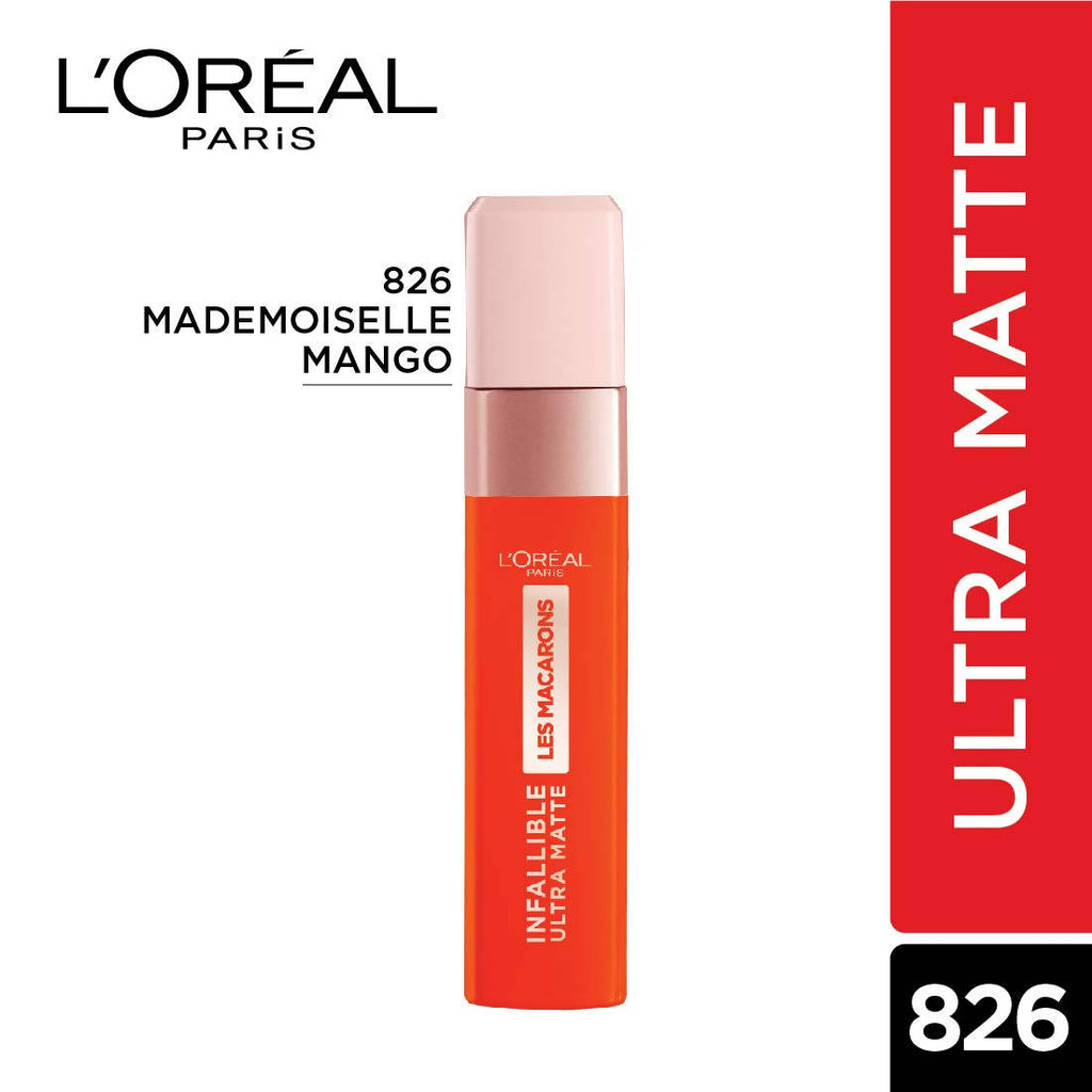 L'Oréal Paris Lipstick, Les Macarons - 826 Mademoiselle Mango