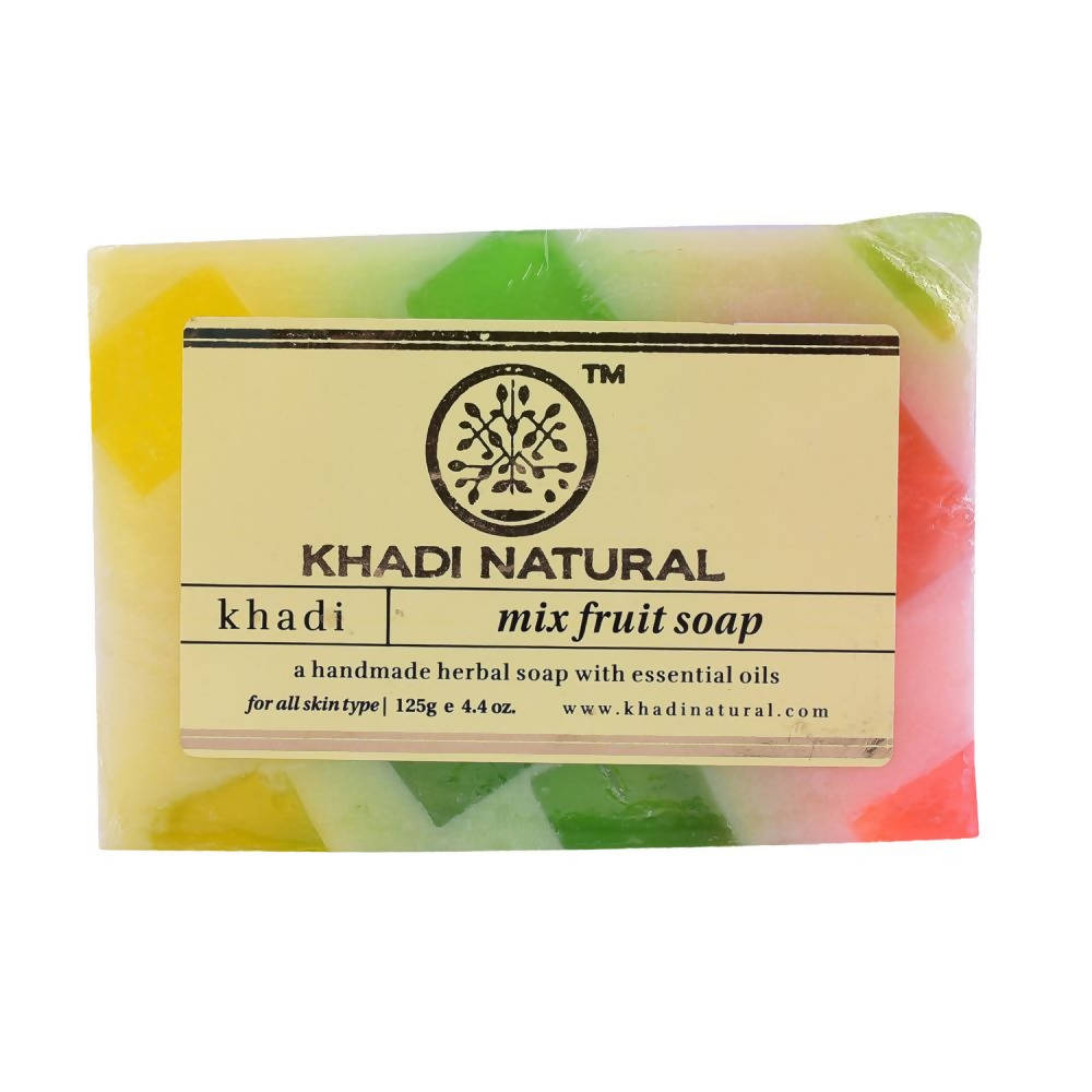 Khadi Natural Herbal Mix Fruit Soap - 125 gm - Pack of 2