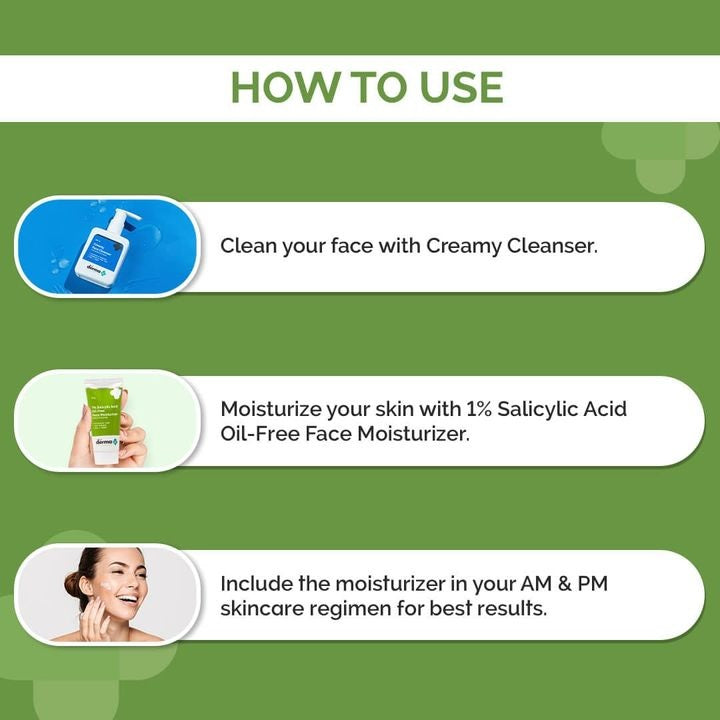 1% Salicylic Acid Oil-Free Moisturizer For Face with Oat Extract - 50g