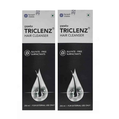 Torrent Pharma Triclenz Hair Cleanser - 250ml - Pack Of 2