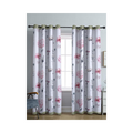 Cortina Double Sided Printed Reversible Door Blackout Curtains 220 Gsm | Door-7 Feet | White | Grey