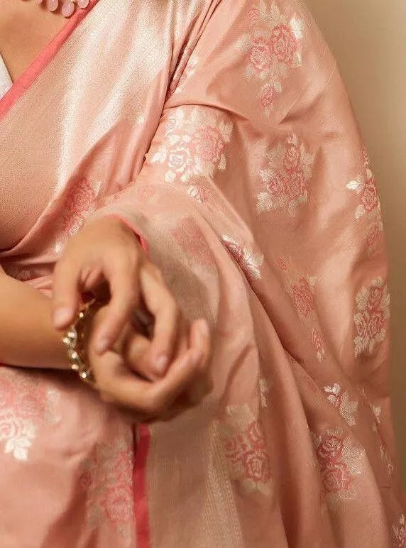 Festival Classic Banarasi Soft Silk Saree & Blouse