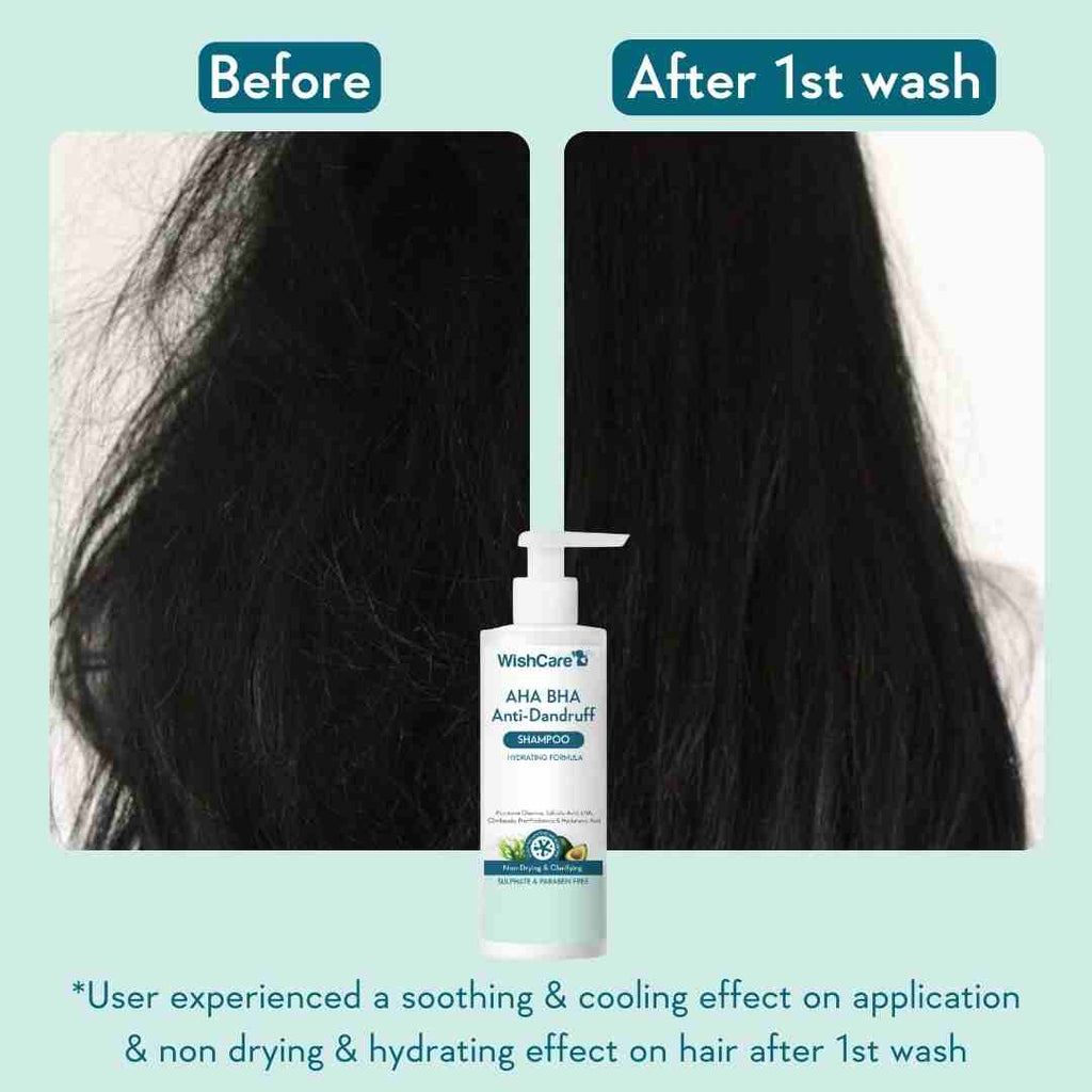 WishCare AHA BHA Anti-Dandruff Shampoo - 250 ml