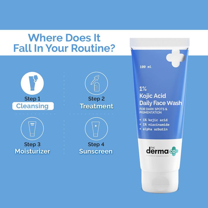 Hydrating Daily Face Wash with Kojic Acid, Niacinamide & Alpha Arbutin