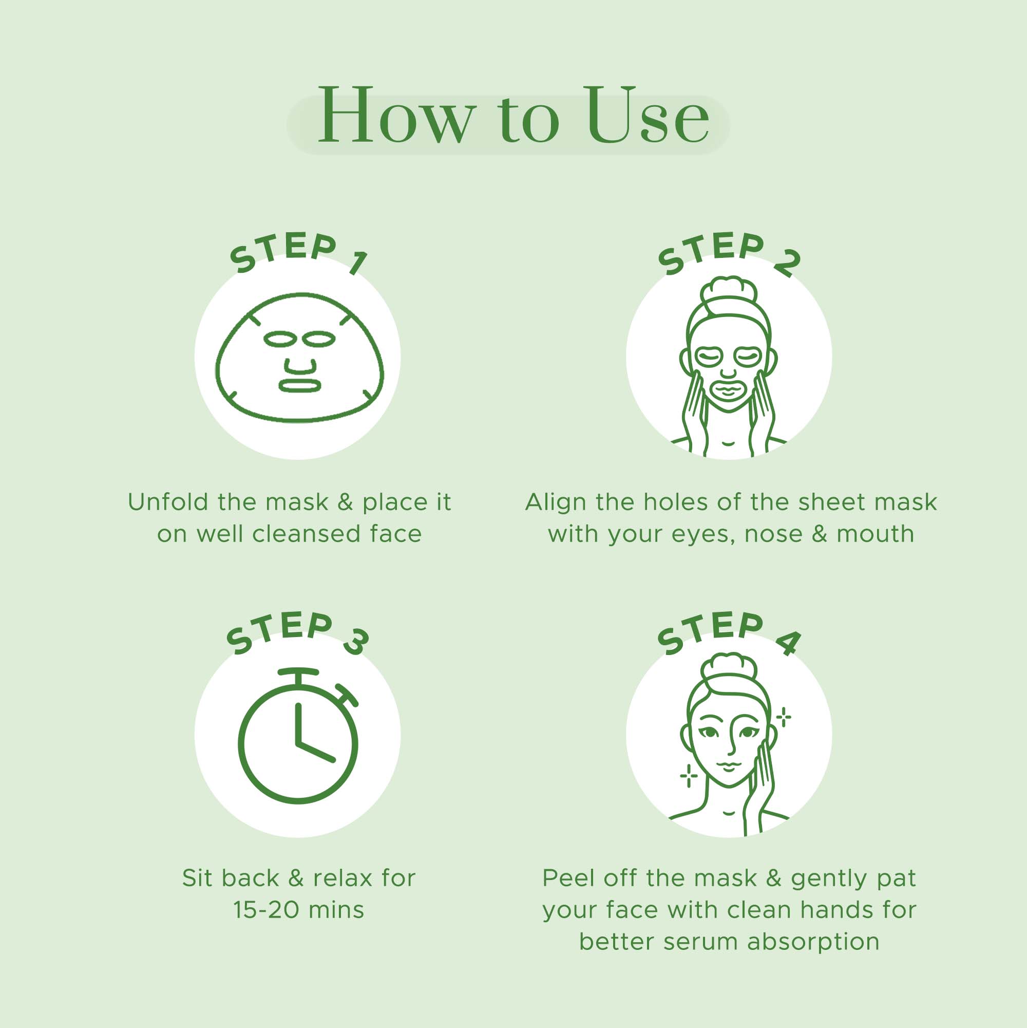 Puresense Nourishing Sheet Mask with Aloe Vera & Cucumber - 15 ml