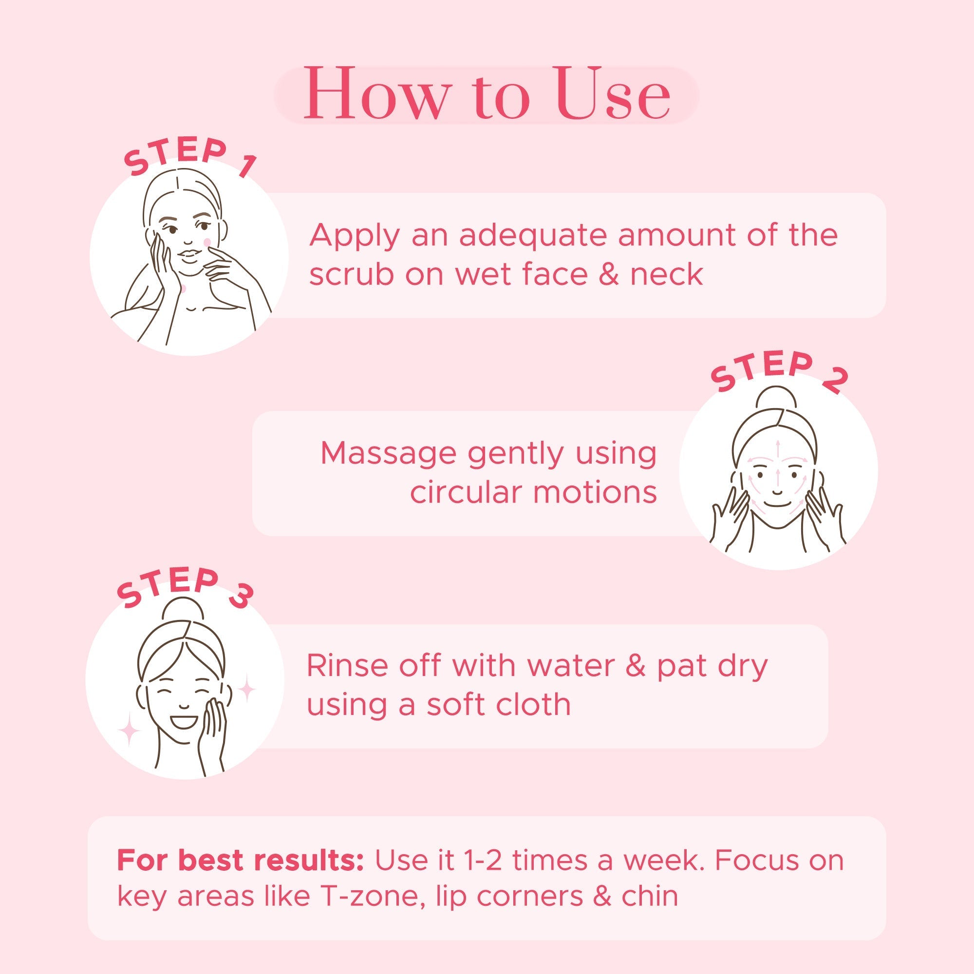 Puresense Pink Guava Face Scrub - 50 gms