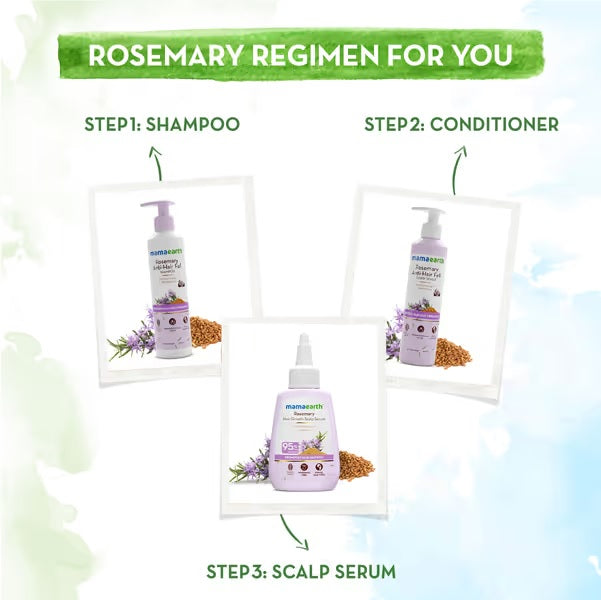 Rosemary Hair Growth Scalp Serum with 95% Pure Rosemary Oil Extract & 4% Anagain - 50 ml