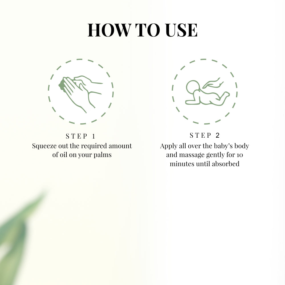 Azafran Organic Baby Massage oil - 100 gms