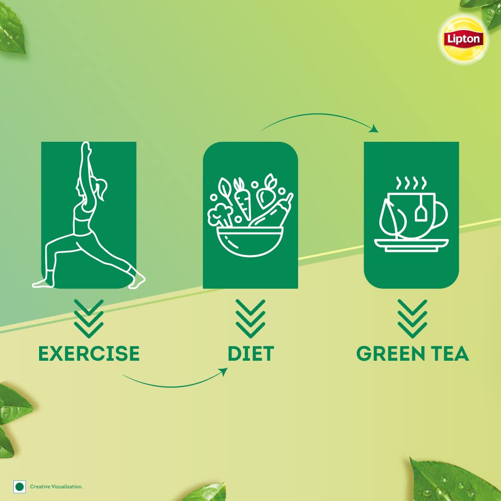 Lipton Honey Lemon Green Tea Bags - 100 Tea Bags