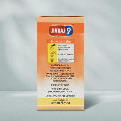 jivraj9 Tea Peach Premix Iced Tea Box