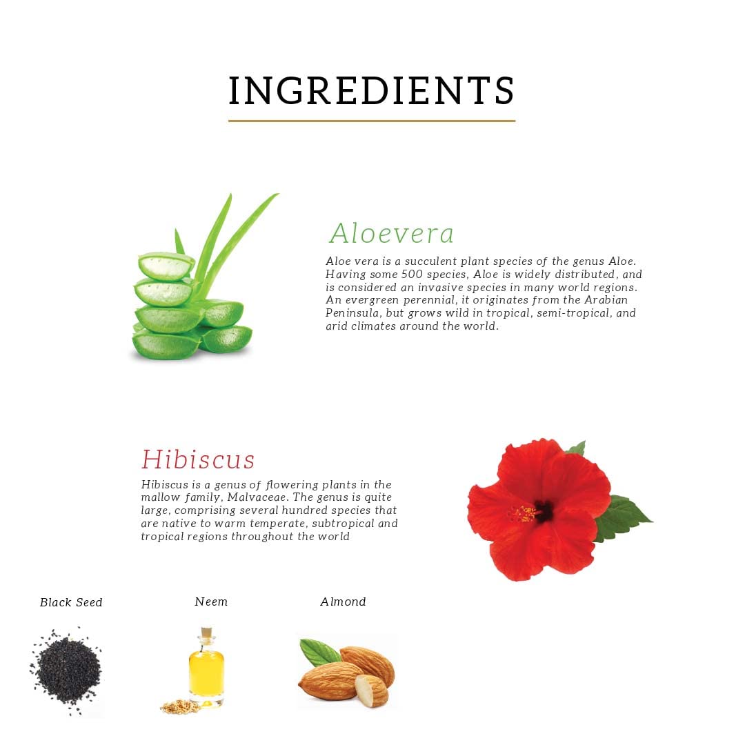 Khadi Natural Hibiscus & Aloe Vera Hair Conditioner - Parabens, Silicones, Sulphate, Color, Salt & Artificial Fragrance Free-310 ml