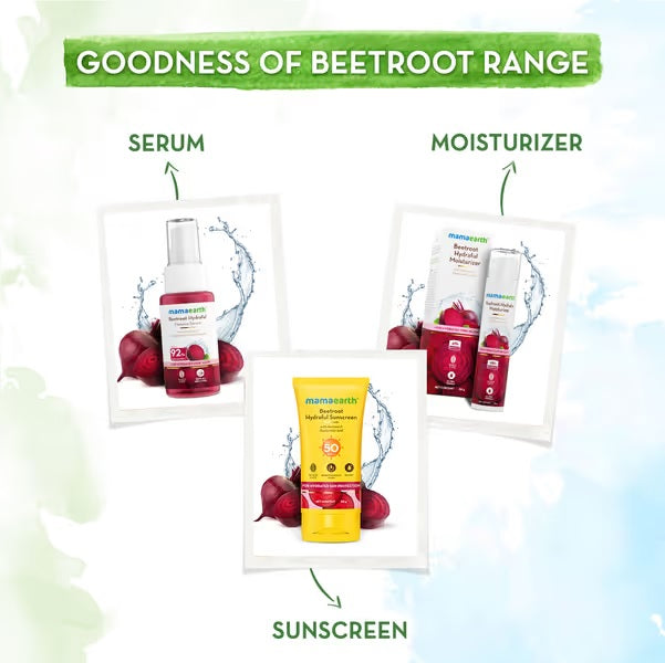 Beetroot Hydraful Sunscreen With Beetroot & Hyaluronic Acid - 50 g