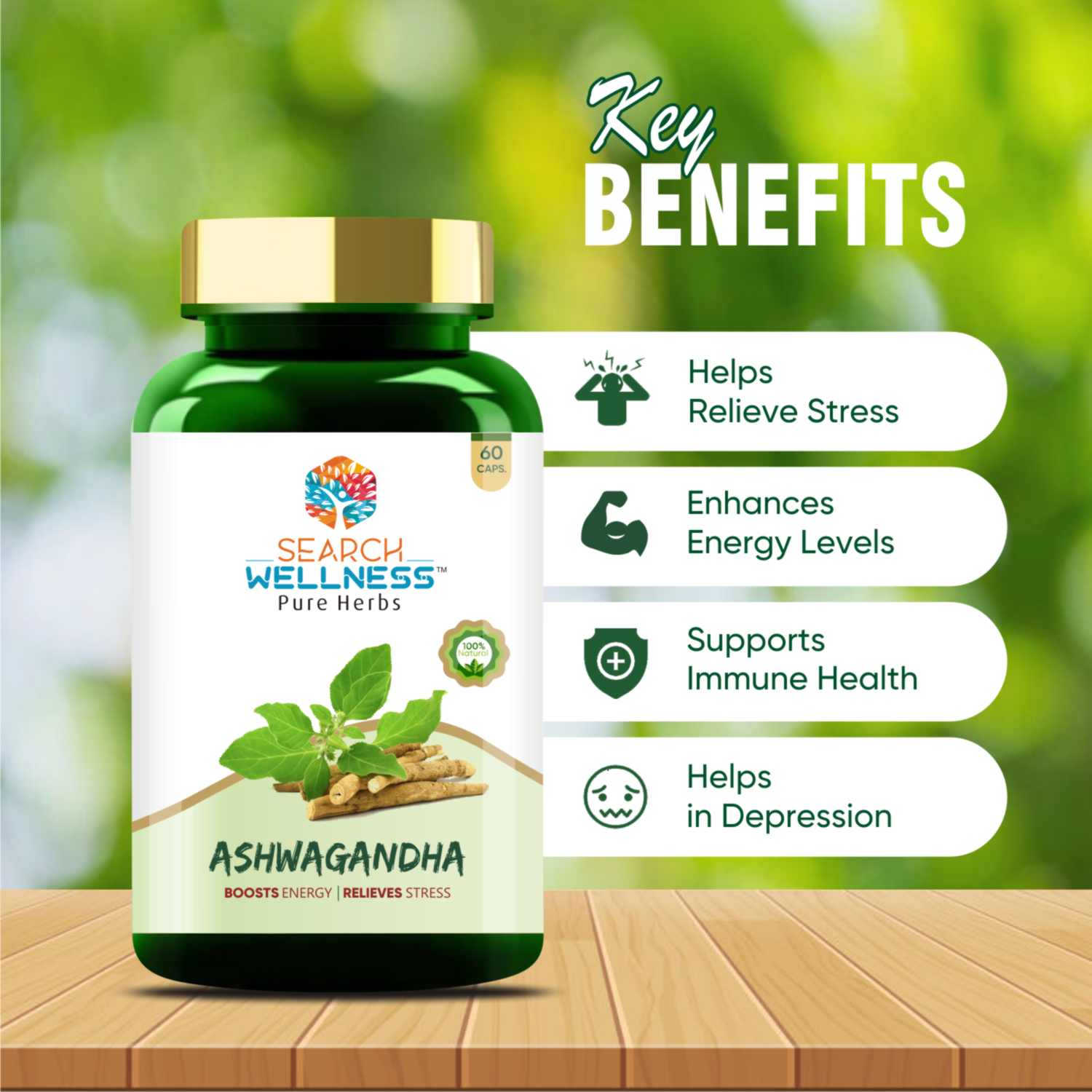 Search Wellness Ashwagandha - 60 tabs