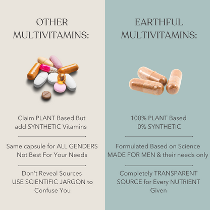 Earthful Multivitamin Men 18+ - 60 tabs