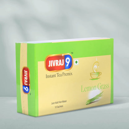 jivraj9 Tea Lemon Grass Premix Tea Box