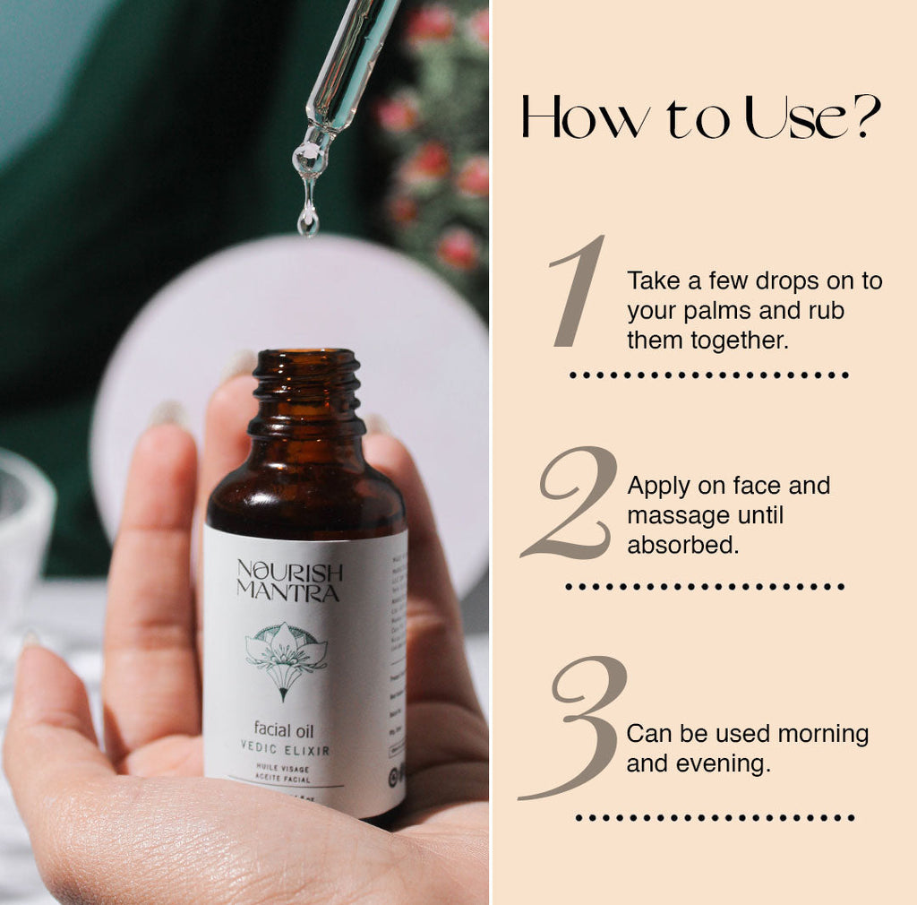 Nourish Mantra Vedic Elixir Facial Oil - 30 ml