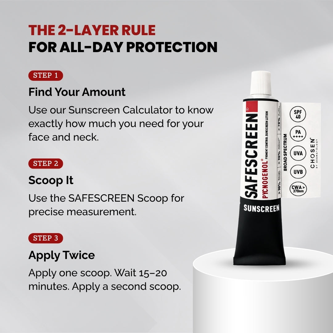 Chosen Safescreen Pycnogenol Pigment Control Sunscreen Lotion Spf 50+