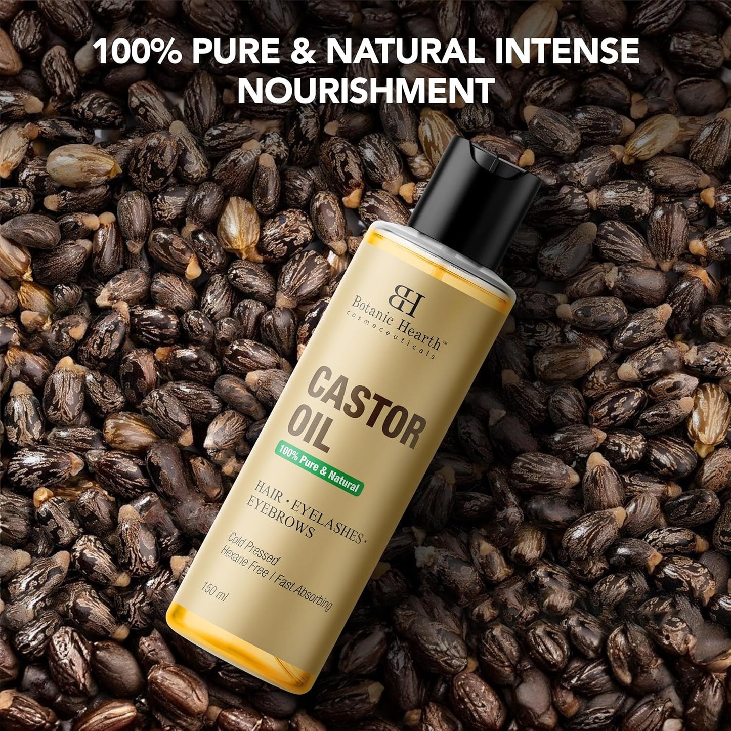 Botanic Hearth 100% Pure & Natural Cold Pressed Castor Oil
