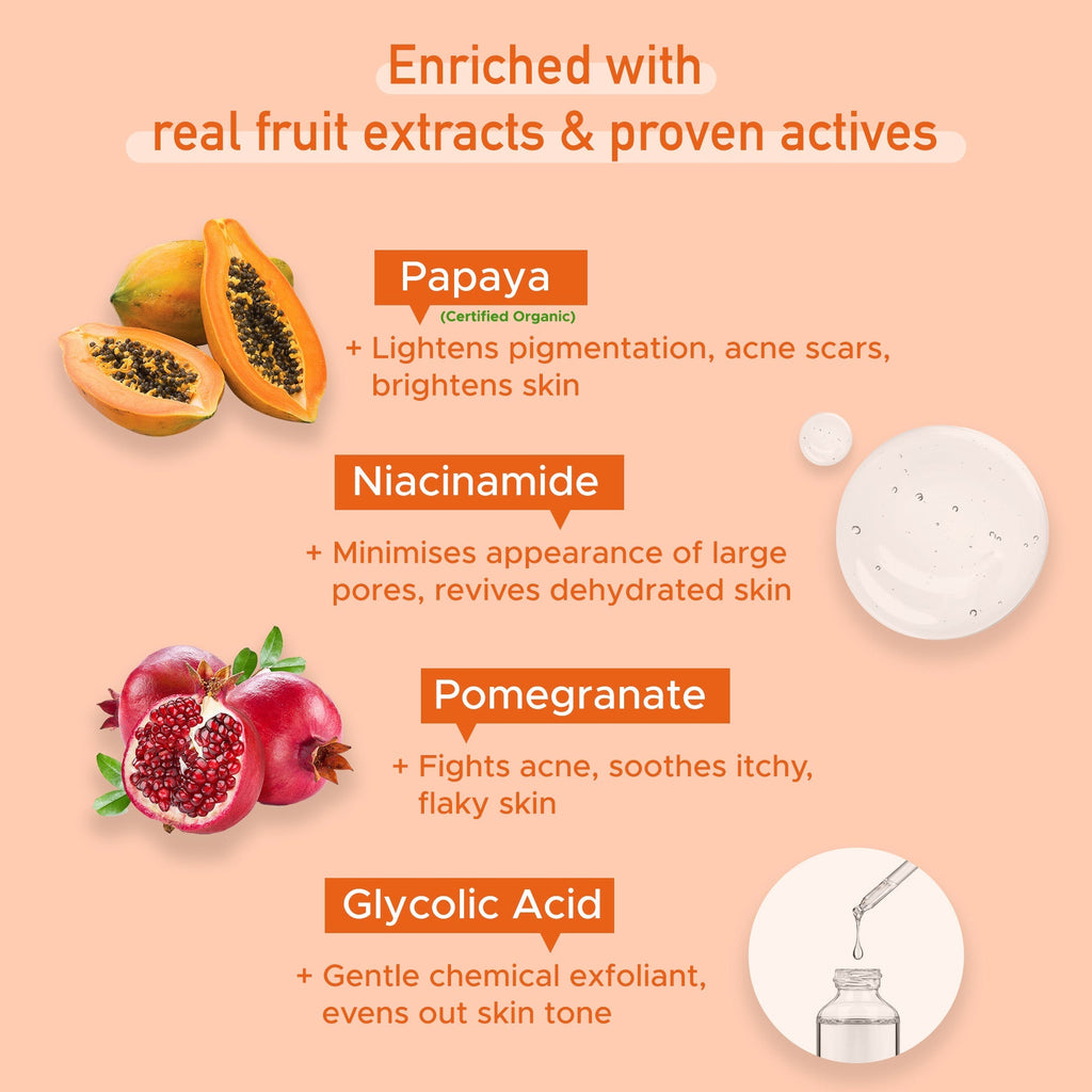 Puresense Natural Papaya Face Scrub - 50 gms