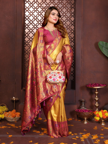 Anaita Banarasi Tissue Silk Saree