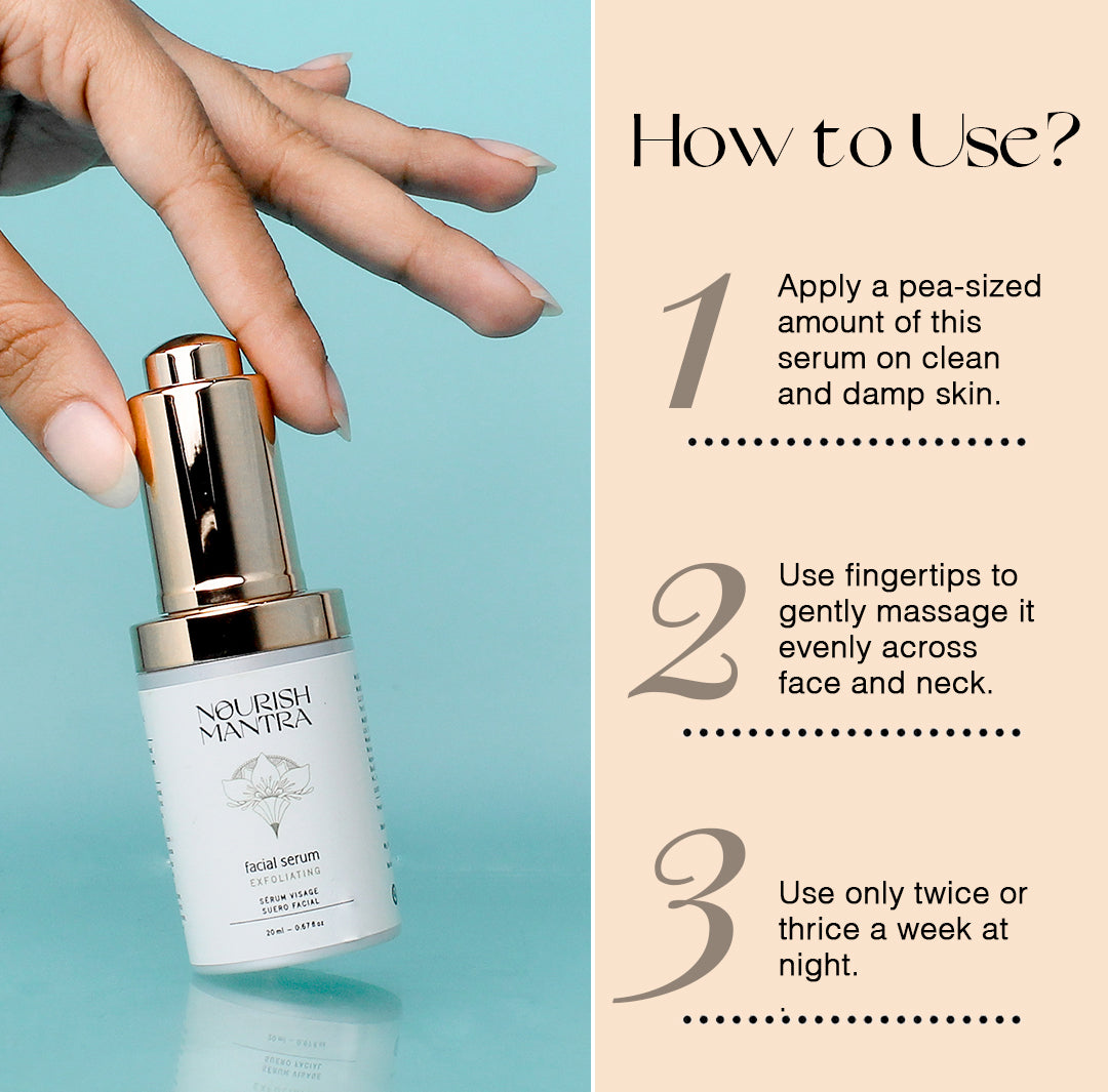 Nourish Mantra Exfoliating Serum - 20 ml